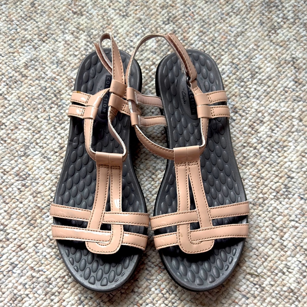 Clarks Cushion Sandals Baby Pink